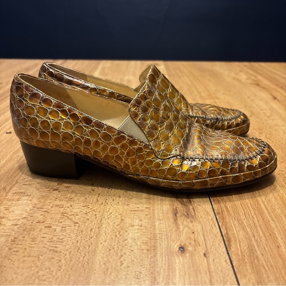 Amalfi by Rangoni Fada Loafers Taupe Cocodream Shoes Women’s 8W